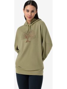 Super.natural Bluza "Feel Good Tok" w kolorze khaki rozmiar: S. Brązowe bluzy super.natural, s, bez wzorów, z wełny, z kapturem. Za 339,99 zł.