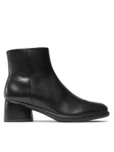 ECCO Botki Sculpted LX 35 22241301001 Czarny. Czarne botki ecco, bez wzorów, ze skóry, bez obcasa, na słupku, bez zapięcia. Za 579,99 zł.