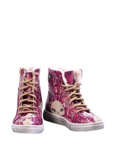 Goby Sneakersy w kolorze różowym ze wzorem rozmiar: 39. Różowe trampki Goby, bez wzorów, z materiału, za kostkę, bez zapięcia. Za 263,53 zł.