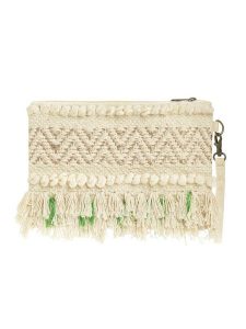 BLE Kopertówka w kolorze beżowym - 25 x 17 cm rozmiar: onesize. Brązowe torebki wieczorowe BLE, bez wzorów, z materiału, bez dodatków. Za 34,95 zł.