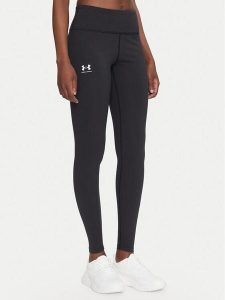 Under Armour Legginsy Rival 1386482 Czarny Slim Fit. Czarne legginsy Under Armour, bez wzorów, z syntetyku. Za 139,99 zł.