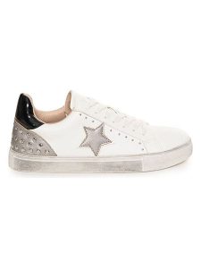 Twinset Sneakersy w kolorze srebrno-białym rozmiar: 40. Białe trampki Twinset, bez wzorów, bez zapięcia. Za 166,88 zł.