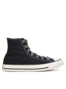 Converse Trampki Chuck Taylor All Star Gingham A13661C Czarny. Czarne trampki Converse, bez wzorów, z materiału, bez zapięcia. Za 239,99 zł.
