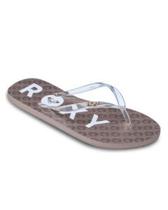 Klapki japonki damskie VIVA JELLY. Czerwone klapki Roxy, bez wzorów, z gumy, bez obcasa. Za 94,99 zł.