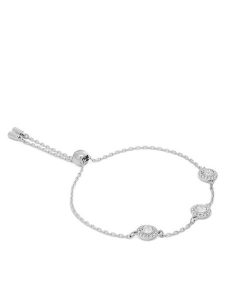 Swarovski Bransoletka 5732272 Srebrny. Szare bransoletki Swarovski, srebrne. Za 379,99 zł.