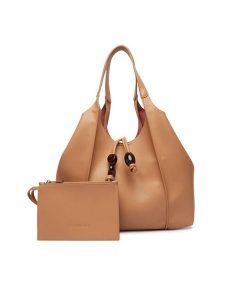 Hispanitas Torebka BV264532 Beżowy. Brązowe torebki klasyczne Hispanitas, bez wzorów, ze skóry, bez dodatków. Za 479,99 zł.