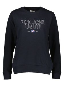 Pepe Jeans Bluza w kolorze granatowym rozmiar: XL. Niebieskie bluzy Pepe Jeans, xl, bez wzorów, z jeansu, bez kaptura. Za 96,83 zł.