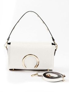 Lia Biassoni Skórzana torebka "Solano" w kolorze białym - 24 x 16 x 8 cm rozmiar: onesize. Białe torebki klasyczne Lia Biassoni, bez wzorów, z materiału, przez ramię, bez dodatków. Za 260,99 zł.