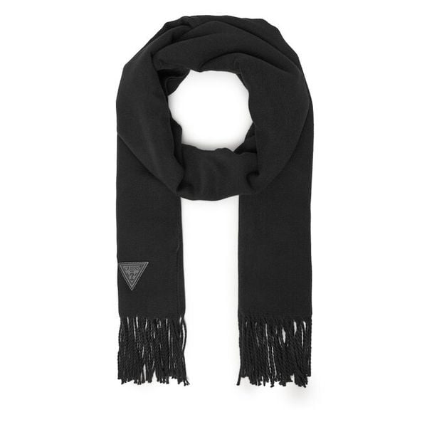 Szalik Guess. Czarne szaliki Guess, z aplikacjami. Za 169,99 zł.