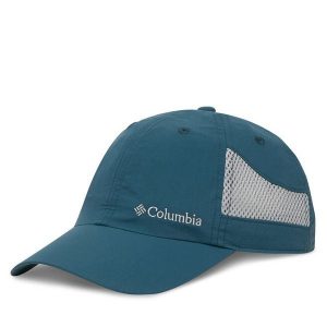 Czapka z daszkiem Columbia. Niebieskie czapki Columbia, bez wzorów. Za 109,99 zł.