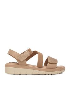 Go Soft Sandały CEO-H3T9582-2 Różowy. Czerwone sandały Go Soft, bez wzorów, ze skóry, bez obcasa, na płaskiej podeszwie, bez zapięcia. Za 139,99 zł.