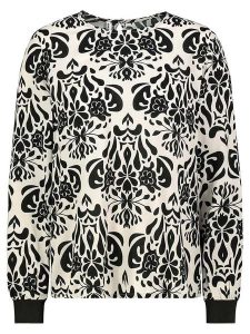 Sublevel Bluzka w kolorze czarno-kremowym rozmiar: S. Brązowe bluzki Sublevel, s, bez wzorów, z wiskozy, klasyczne, bez kołnierzyka, bez ramiączek. Za 70,08 zł.