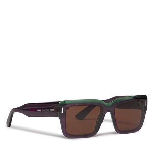 Okulary przeciwsłoneczne Calvin Klein. Fioletowe okulary przeciwsłoneczne Calvin Klein. Za 619,99 zł.