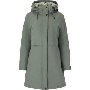Parka dla kobiet Whistler Mullie V2 W-Pro 10000. Zielone kurtki WHISTLER, na zimę, bez wzorów, bez kaptura. Za 443,00 zł.