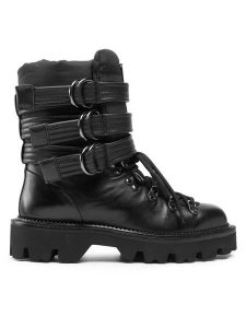 Rage Age Trzewiki 11-04-000215 Czarny. Czarne botki Rage Age, bez wzorów, ze skóry, bez obcasa, na płaskiej podeszwie, bez zapięcia. Za 459,99 zł.