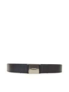 Calvin Klein Pasek Damski Logo Plaque Elasticated Belt 3.0 K60K612931 Czarny. Czarne paski Calvin Klein, bez wzorów, ze skóry. Za 129,99 zł.