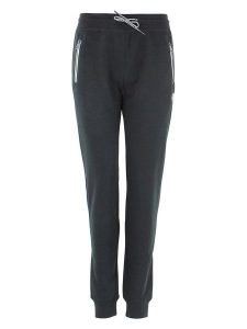 Peak Mountain Spodnie dresowe "Anoe" w kolorze czarnym rozmiar: S. Czarne spodnie dresowe Peak Mountain, s, z aplikacjami, z dresówki. Za 130,99 zł.