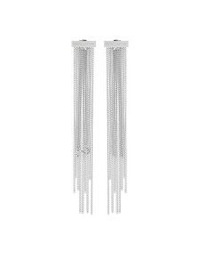 Patrizia Pepe Kolczyki 8J1339 M065 S125 Srebrny. Szare kolczyki Patrizia Pepe, metalowe. Za 368,99 zł.