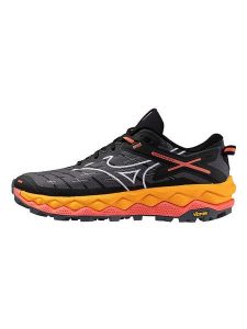 Mizuno Buty "Wave Mujin 10" w kolorze czarnym do biegania w terenie rozmiar: 40,5. Czarne buty sportowe Mizuno, bez wzorów, z materiału, bez zapięcia, do biegania. Za 298,67 zł.