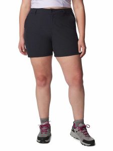 Columbia Szorty funkcyjne "Summit Valley™" w kolorze czarnym rozmiar: 42. Czarne spodenki sportowe Columbia, bez wzorów, z materiału, outdoorowe. Za 83,42 zł.