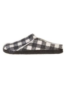 Birkenstock Skórzane kapcie w kolorze biało-czarnym rozmiar: 36. Białe kapcie Birkenstock, bez wzorów, z materiału. Za 262,29 zł.