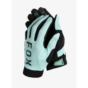 Rękawiczki rowerowe damskie Fox Ranger Glove Kairos. Niebieskie rękawiczki FOX, bez wzorów. Za 131,99 zł.