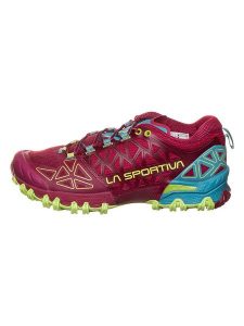 LA SPORTIVA Buty "Bushido II" w kolorze fioletowym do biegania rozmiar: 39,5. Różowe buty sportowe La Sportiva, bez wzorów, z materiału, bez zapięcia, do biegania. Za 439,24 zł.