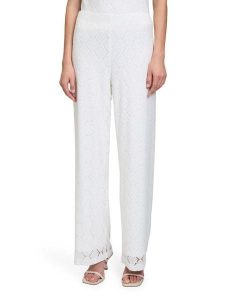 BETTY & CO Spodnie w kolorze białym rozmiar: 38. Białe spodnie z wysokim stanem Betty & Co, bez wzorów, z materiału, z podwyższonym stanem. Za 130,99 zł.