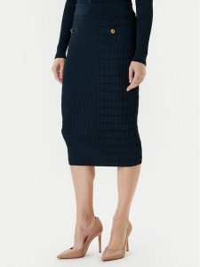 Guess Spódnica ołówkowa W5YD66 Z0130 Zielony Slim Fit. Zielone spódnice Guess, xl, z aplikacjami, z wiskozy. Za 379,99 zł.