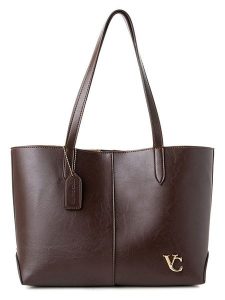 Vince Camuto Shopper bag "Savona" w kolorze brązowym - 38 x 27,5 x 14 cm rozmiar: onesize. Brązowe shopper bag Vince Camuto, bez wzorów, z materiału, na ramię, bez dodatków. Za 140,53 zł.