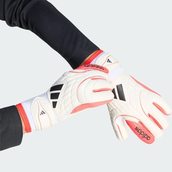 Rękawice Bramkarskie Copa Goalkeeper Glove League Junior. Białe rękawiczki ADIDAS, bez wzorów. Za 199,00 zł.