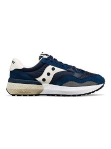 Saucony Sneakersy "Jazz NXT" w kolorze kremowo-granatowym rozmiar: 44. Brązowe trampki Saucony, bez wzorów, z materiału, bez zapięcia. Za 233,87 zł.