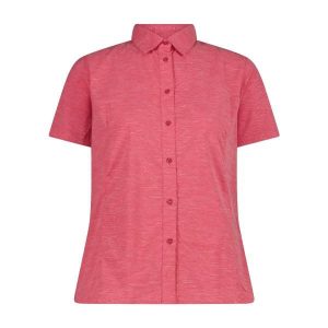 Koszula damska stretch CMP. Czerwone koszule CMP, xl, bez wzorów, z bawełny, bez kołnierzyka, bez ramiączek. Za 239,00 zł.