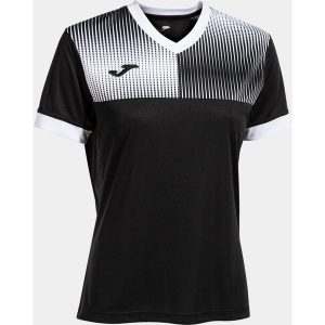 Ekologiczna Koszulka Joma Supernova Czarna i Biała dla Kobiet. Białe bluzki JOMA, bez wzorów, z poliesteru, sportowe, bez kołnierzyka, bez ramiączek. W wyprzedaży za 156,35 zł.