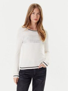 Liu Jo Sport Sweter TF5209 MS49I Écru Regular Fit. Swetry klasyczne Liu Jo Sport, l, z wiskozy, bez kołnierzyka. Za 579,99 zł.